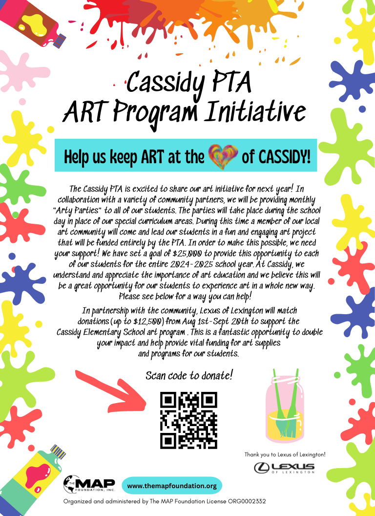 Cassidy Elementary Art Fund